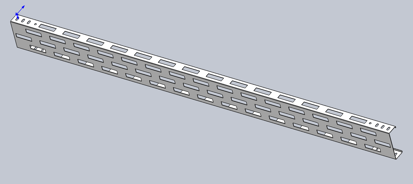 150x50 三面方孔 托盘式桥架